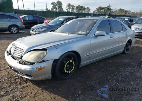 2004 Mercedes-Benz S 600 из США, поврежденный, VIN WDBNG76J34A427715
